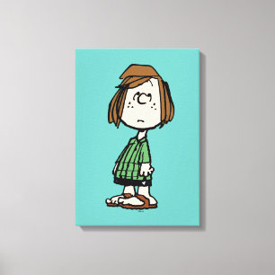 Peppermint Patty Rolling Öga Canvastryck