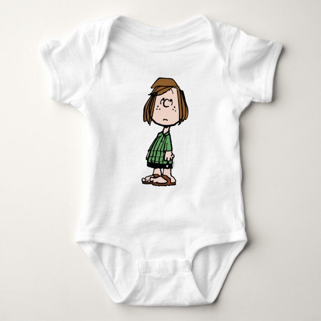 Peppermint Patty Rolling Öga T Shirt (Framsida)