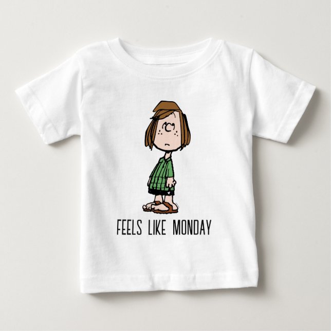 Peppermint Patty Rolling Öga T Shirt (Framsida)