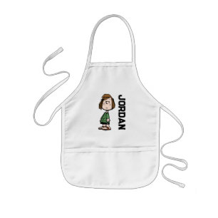 Peppermint Patty Rolling Ögon   Lägg till ditt nam Barnförkläde