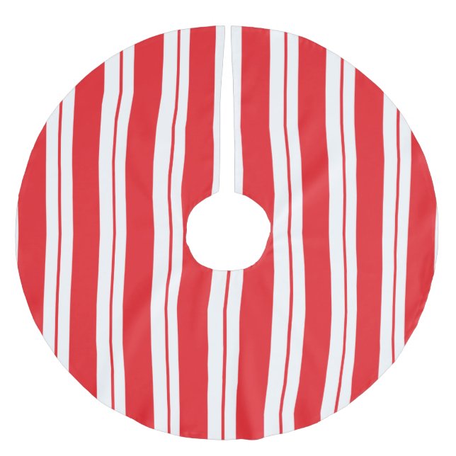 Peppermint Rand jul Candy cane Julgransmatta Borstad Polyester (Framsidan)