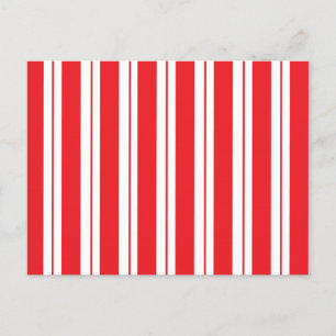 Peppermint Rand jul Candy cane Vykort