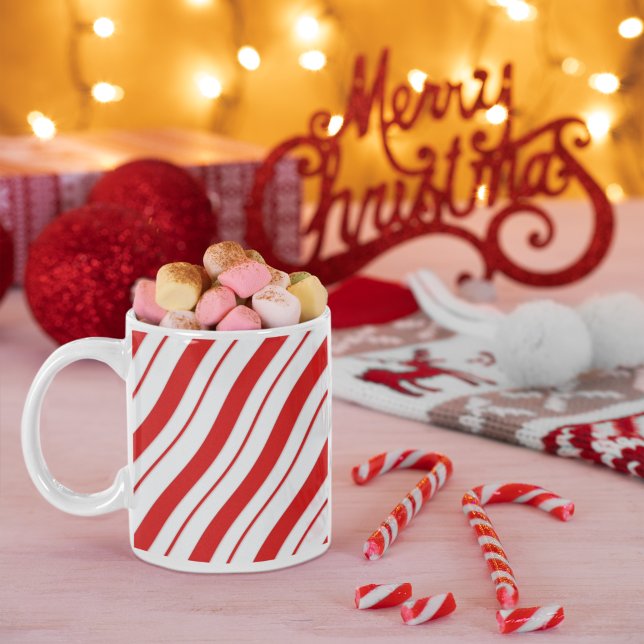 Peppermint Rand Kaffemugg (Skapare uppladdad)