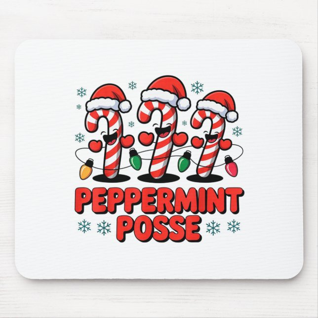 Peppermint Sse Candy Cane Funny Christmas Santa Ha Musmatta (Framsidan)