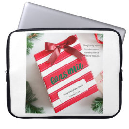 Peppermint Stripe Surprise Keeper Laptop Fodral