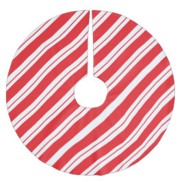 Peppermint Stripes Christmas Candy Cane  Julgransmatta Borstad Polyester