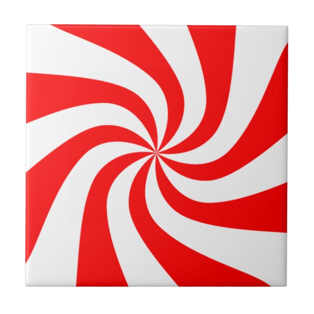 peppermint swirl candy kakelplatta (Framsidan)