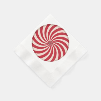 Peppermint Swirl Candy Pappersservett