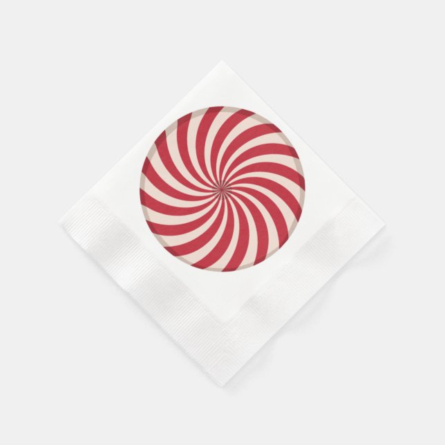 Peppermint Swirl Candy Pappersservett (Hörn)
