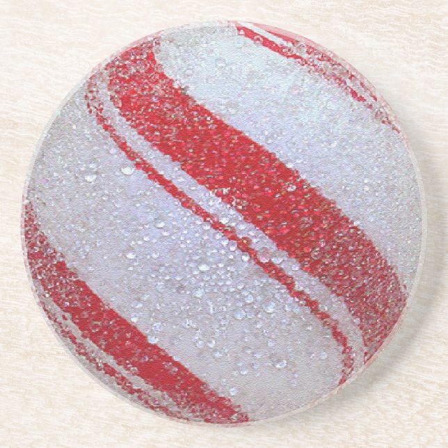 Peppermint Swirl Underlägg (Framsidan)