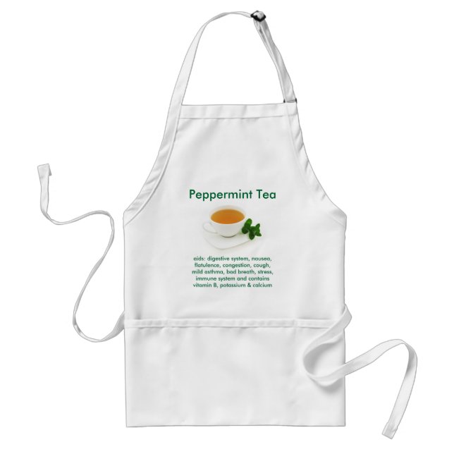 Peppermint Tea apron Förkläde (Framsidan)