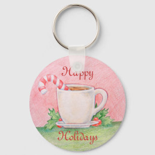 Peppermint Tea Keychain Nyckelring