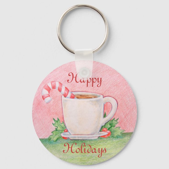 Peppermint Tea Keychain Nyckelring (Framsida)