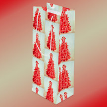 Peppermint Träd (Small, Medium, Vin) Gift Bag