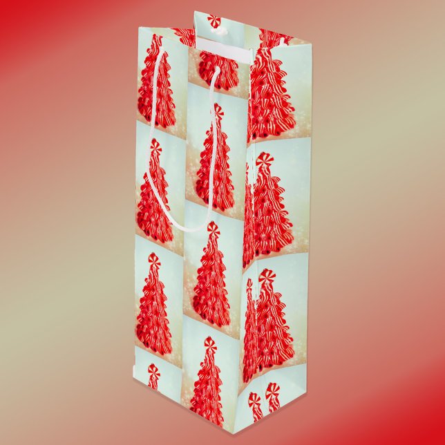 Peppermint Träd (Small, Medium, Vin) Gift Bag (Skapare uppladdad)