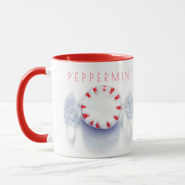 PEPPERMINTS GODIS Combo-mugg + Text Mugg (Vänster)