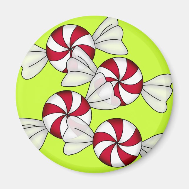 Peppermynt Candies Magnet (Framsidan)