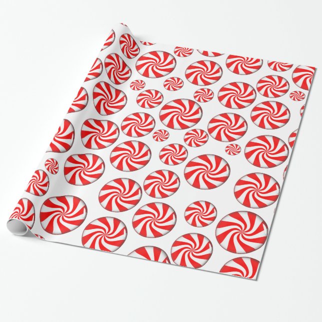 Peppermynt Candies Presentpapper (Utrullad)