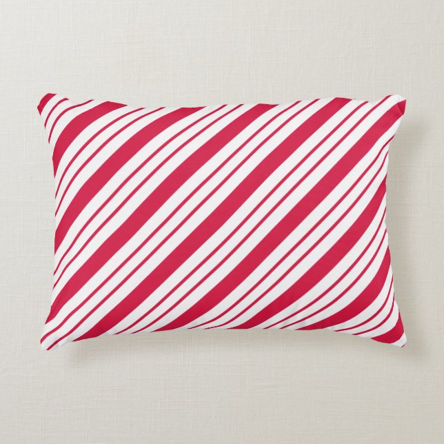 Peppermynt Candy cane Pillow Prydnadskudde (Framsidan)