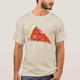 Pepperoni Cheese Pizza NYC Slice Tee Shirt