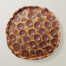 Pepperoni Feast Rund Kudde