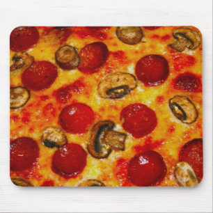 Pepperoni och Mushroom Pizza Musmatta