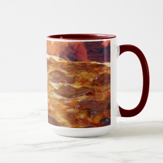 Pepperoni Pizza 15 oz Kombomugg Mugg (Höger)
