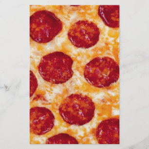 Pepperoni Pizza Hett och Yummy! Brevpapper