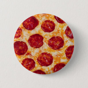 Pepperoni Pizza Hett och Yummy! Knapp