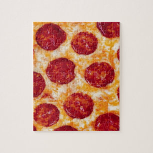 Pepperoni Pizza Hett och Yummy! Pussel