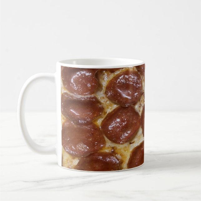 Pepperoni Pizza Kaffemugg (Vänster)