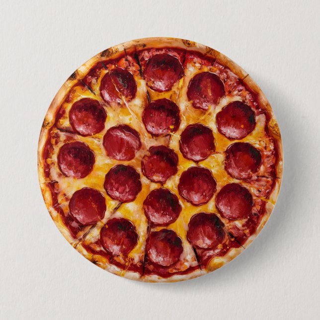 Pepperoni Pizza Knapp (Framsida)