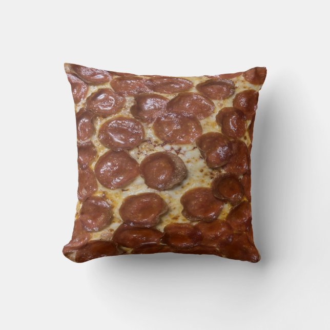 Pepperoni Pizza Kudde (Framsida)
