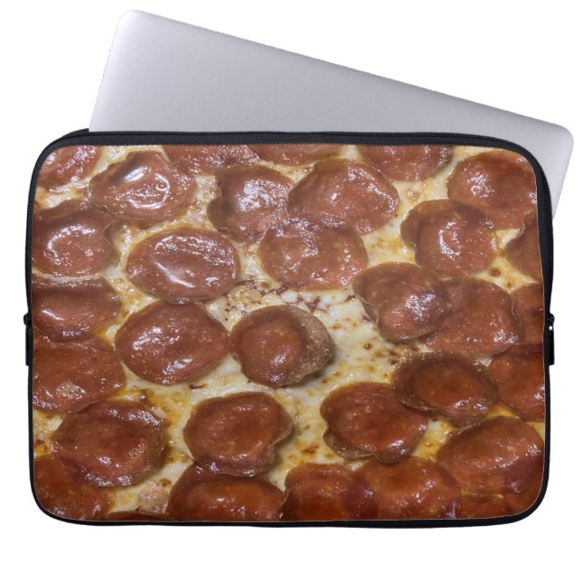 Pepperoni Pizza Laptop Fodral (Framsidan)