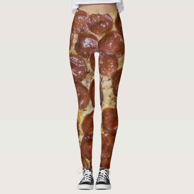 Pepperoni Pizza Leggings (Framsida)