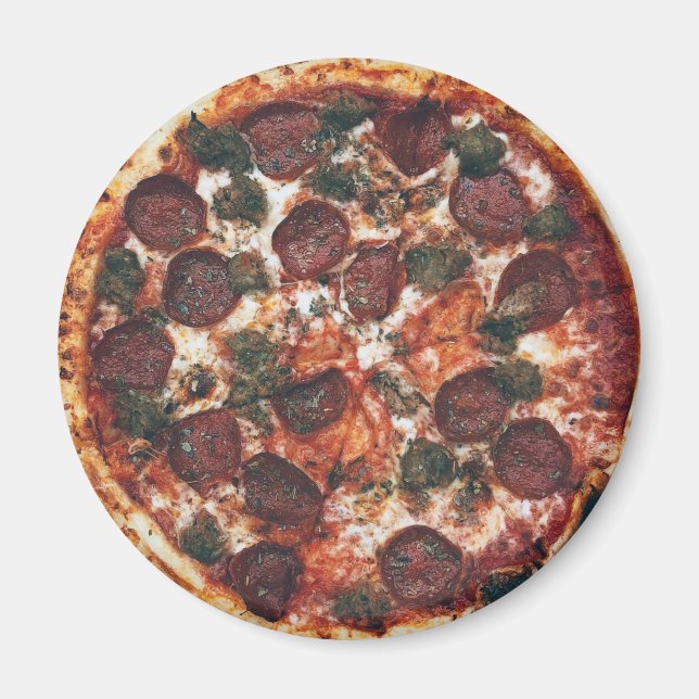 Pepperoni Pizza Magnet (Framsidan)