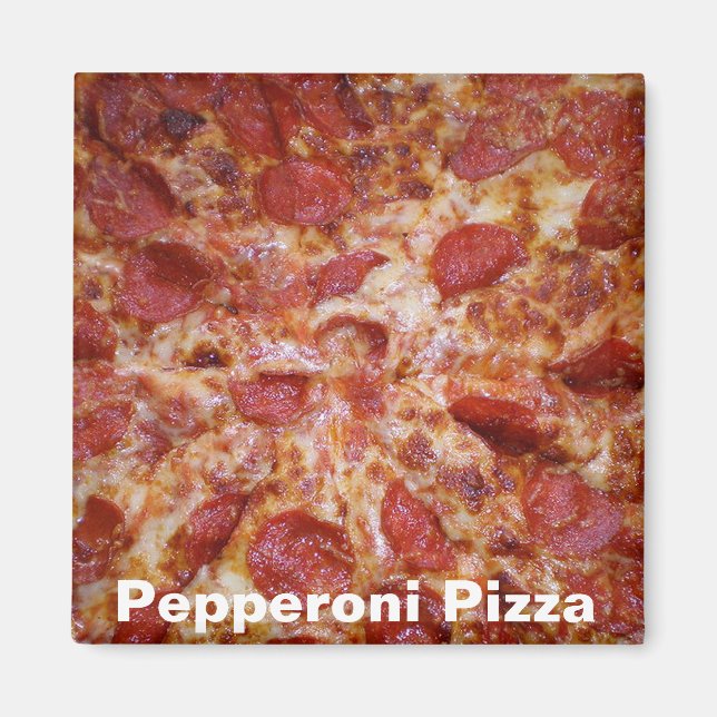 Pepperoni Pizza Magnet (Framsidan)