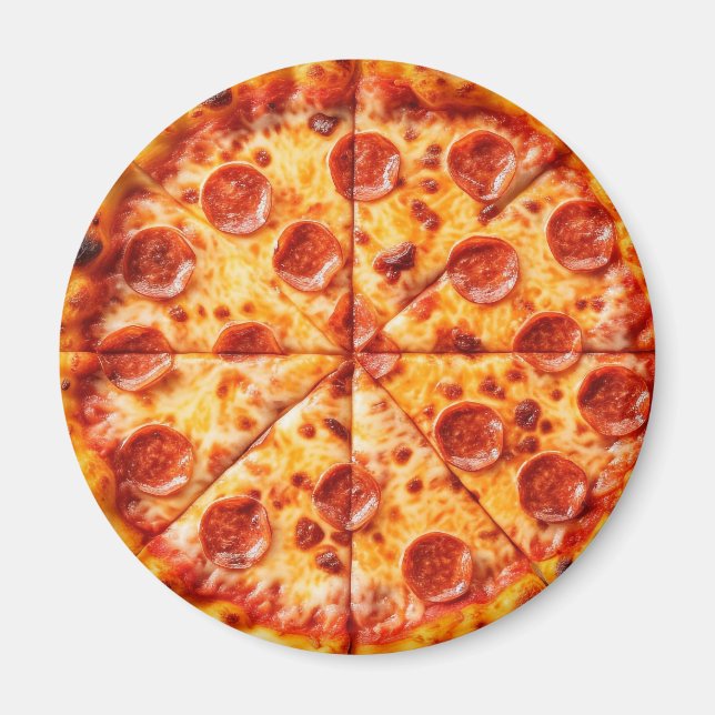 Pepperoni Pizza Magnet (Framsidan)