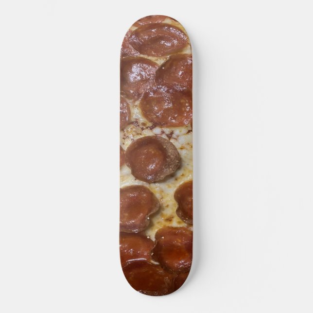 Pepperoni Pizza Mini Skateboard Bräda 18,5 Cm (Framsida)