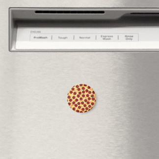 Pepperoni Pizza Mönster Magnet