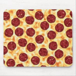 Pepperoni Pizza Mönster Musmatta