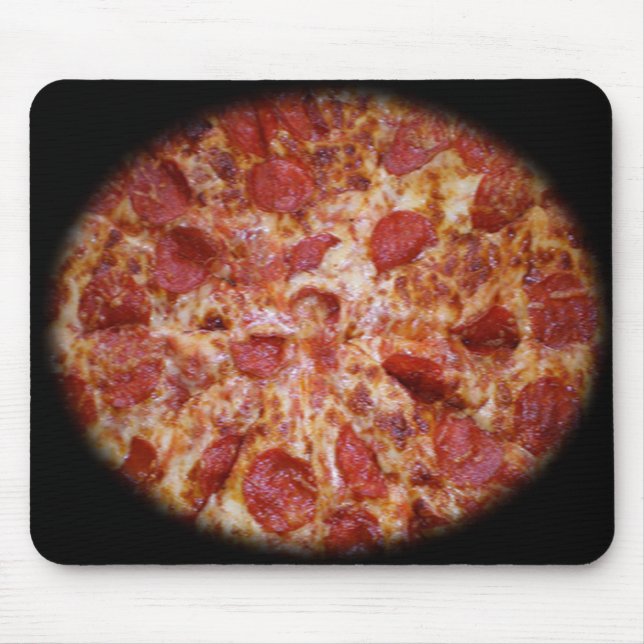 Pepperoni Pizza Mousepad Musmatta (Framsidan)