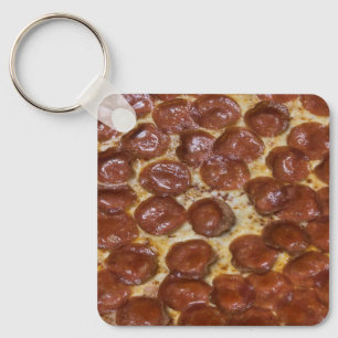 Pepperoni Pizza Nyckelring
