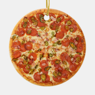 Pepperoni Pizza Ornament Skräpmat