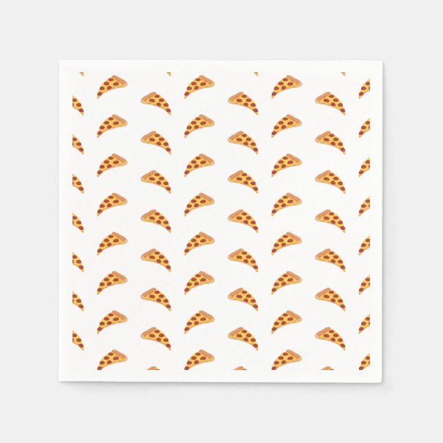 Pepperoni pizza pappersservett (Framsidan)