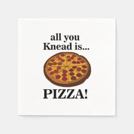 Pepperoni Pizza Party Pappersservett