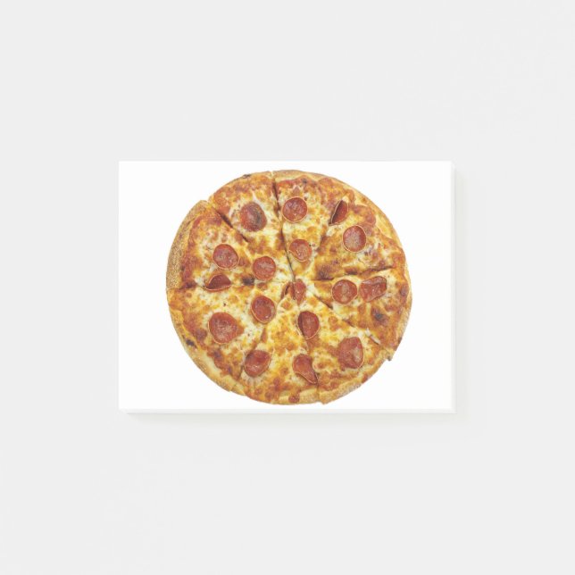Pepperoni Pizza Post-it Block (Framsida)