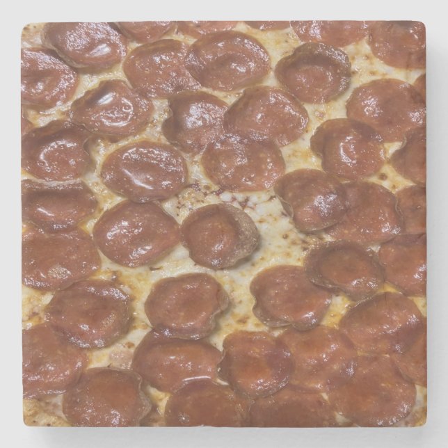 Pepperoni Pizza Stenunderlägg (Framsidan)