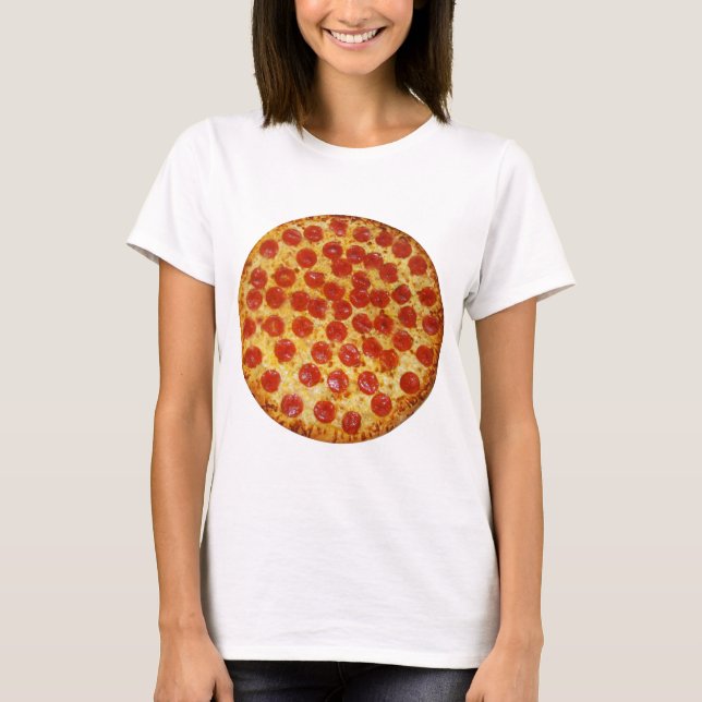 Pepperoni Pizza T-shirt (Framsida)