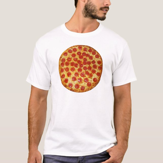 Pepperoni Pizza T Shirt (Framsida)